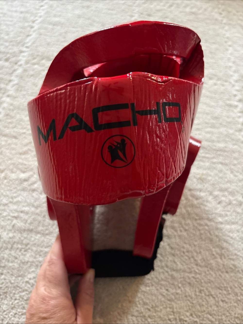 MACHO Red headgear size medium